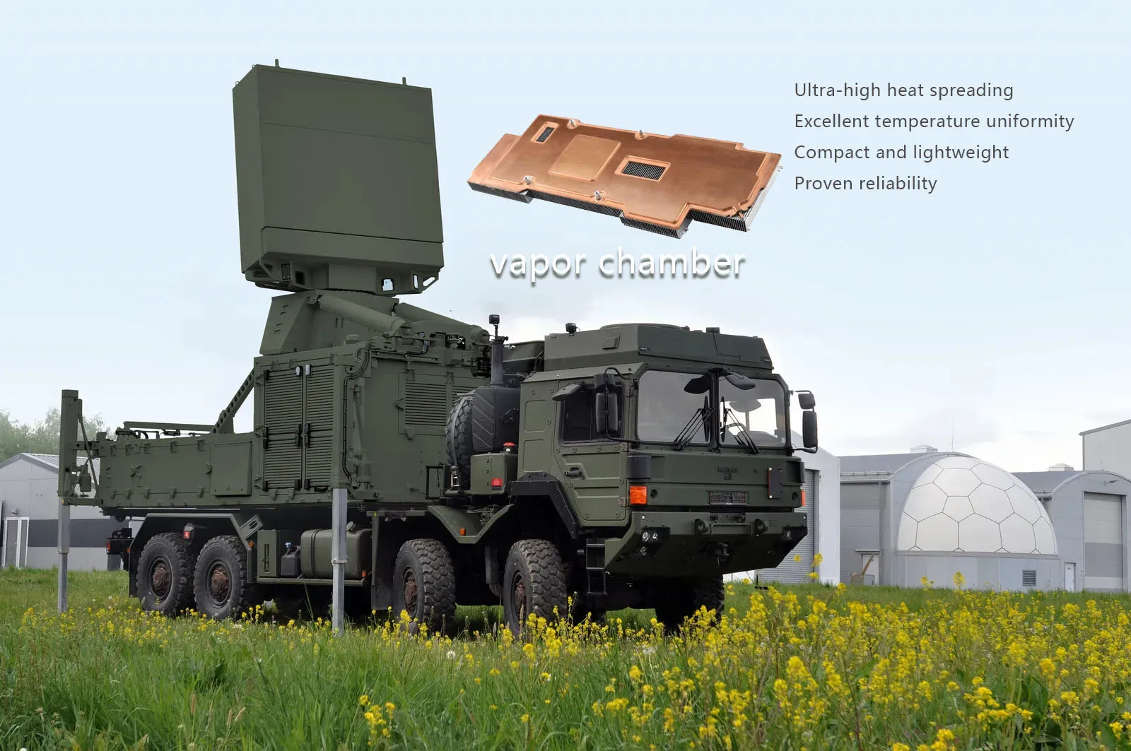 Vapor Chamber Thermal Management for AESA Radar: Applications and Benefits